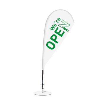 "Open" feliratú strandzászló