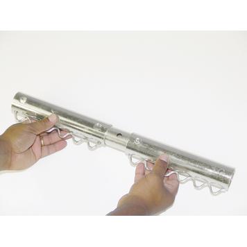 Összedugható alumínium bannerkeret rendszer „Összekötőcső”