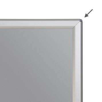 Felállítható pattintós keret, profil: 14 mm