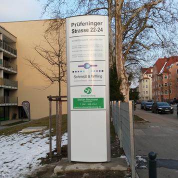 Kültéri információs oszlop „Frankfurt”