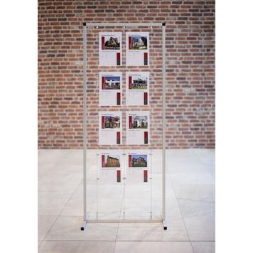 „Construct” ingatlanértékesítő display